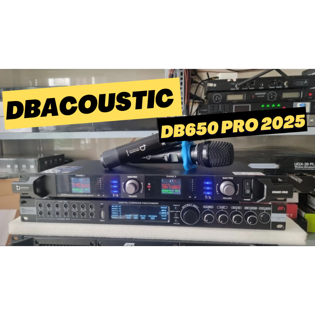 Micro dbacoustic DB650 Pro Mẫu 2025 Chính Hãng | Tặng Kèm Pin sạc dbacoustic C4000L Chính Hãng