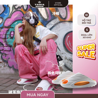   HỎA TỐC HN  Dép Đúc YASSIA SPACESHIP Dép Thể Thao Nam Nữ Chất Liệu EVA Cao Cấp Siêu Nhẹ Chống Trơn Trượt Thoáng Khí 
