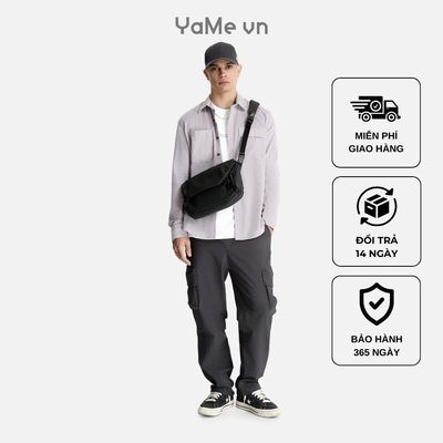 Áo Khoác Sơ Mi Nam Nam Vải Nhung Tăm DurableTex™Mềm Mịn The No Style 065 Dáng Vừa F3 23631 |YaMe|