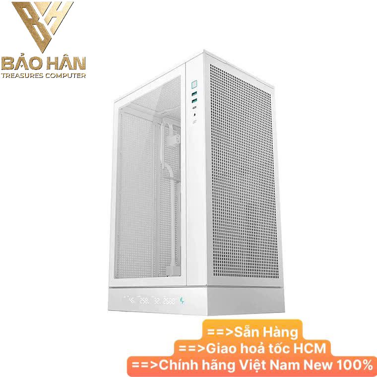 Vỏ Case Máy Tính CH270 DIGITAL WH ( White/ Trắng) Mini Tower/ Micro-ATX - Hàng Chính Hãng