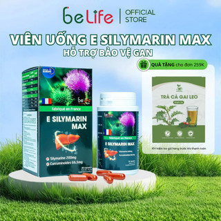  Viên Uống E Silymarin Max Hàng Nhập Khẩu Pháp hỗ trợ mát gan giải rượu bảo vệ sức khỏe gan Lọ 30 viên 