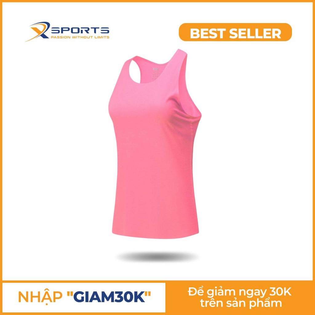 ÁO BA LỖ NỮ CHẠY BỘ VIỀN ÉP NHIỆT SIÊU NHẸ MS321 XSPORTS VIỆT NAM