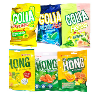  Kẹo Nhân Syrô Golia ActivPlus Mát Lạnh  Kẹo Họng Gừng Quất 