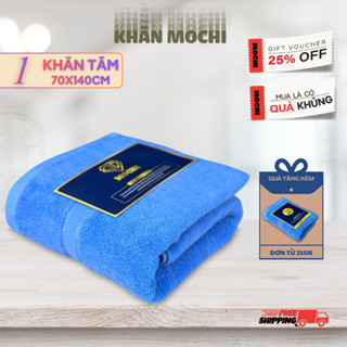  Khăn Tắm Khách Sạn Mochi 70x140cm Siêu Thấm Hút 100% Cotton Không Ra Lông  Không Ra Màu 