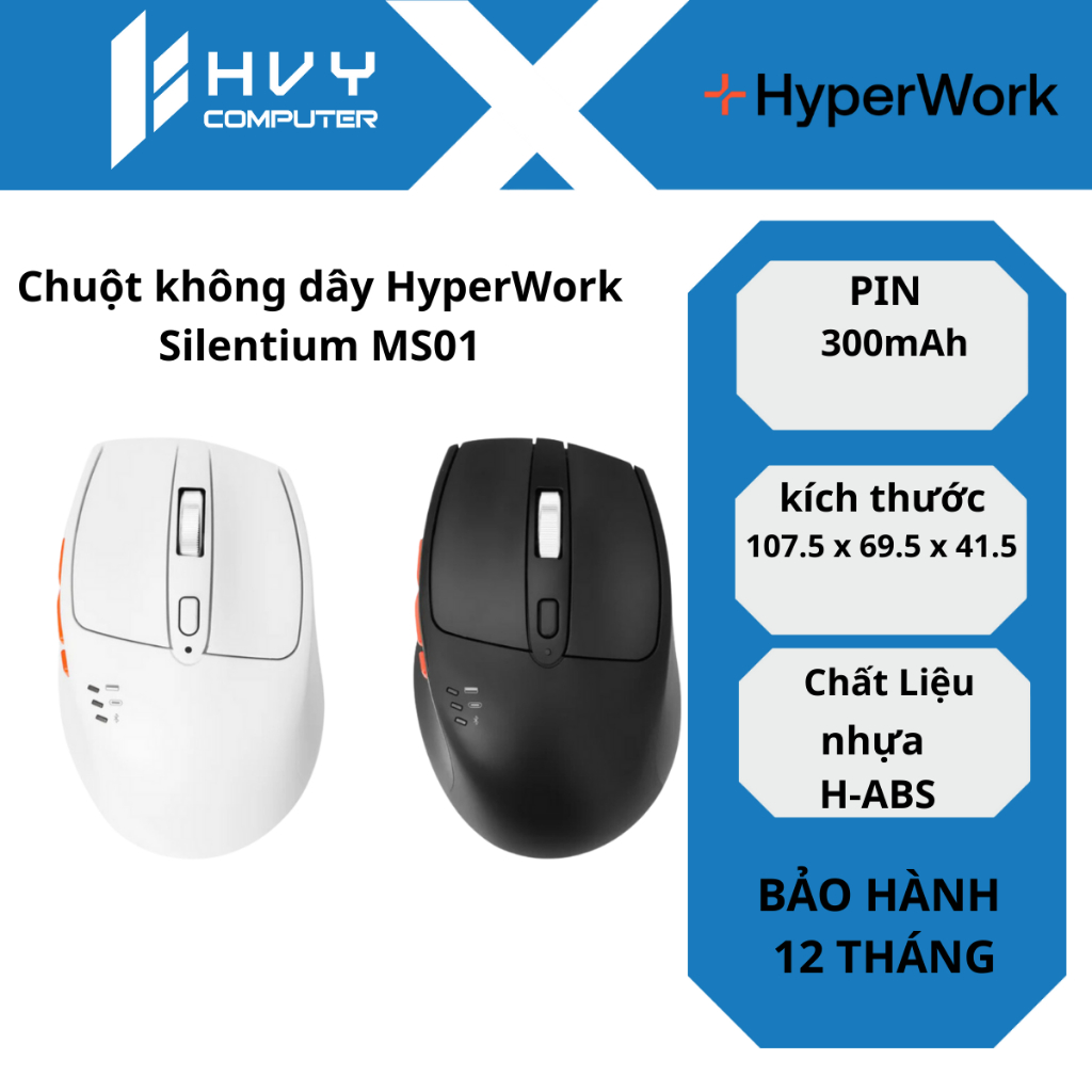 Chuột không dây HyperWork Silentium MS01