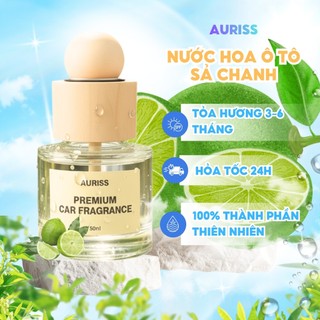  Nước Hoa Ô Tô Hương Chanh Sả 50ml Cao Cấp - Nước Hoa Ô Tô Khử Mùi Chống Say Xe Mùi Hương Thư Giãn 