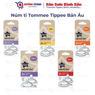 Núm ti Tommee Tippee bản Âu đủ size tách set và nguyên set 2 cái
