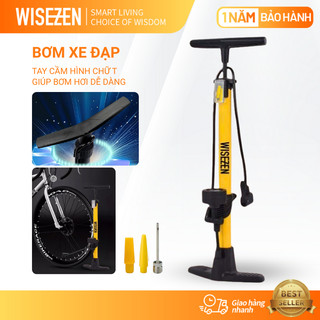  Bơm Xe đạp Mini Wisezen Bơm Xe Máy Thế Hệ Mới đồng Hồ Chính Xác Nhẹ Hơi Khỏe Bơm Xe đạp Xe Máy 