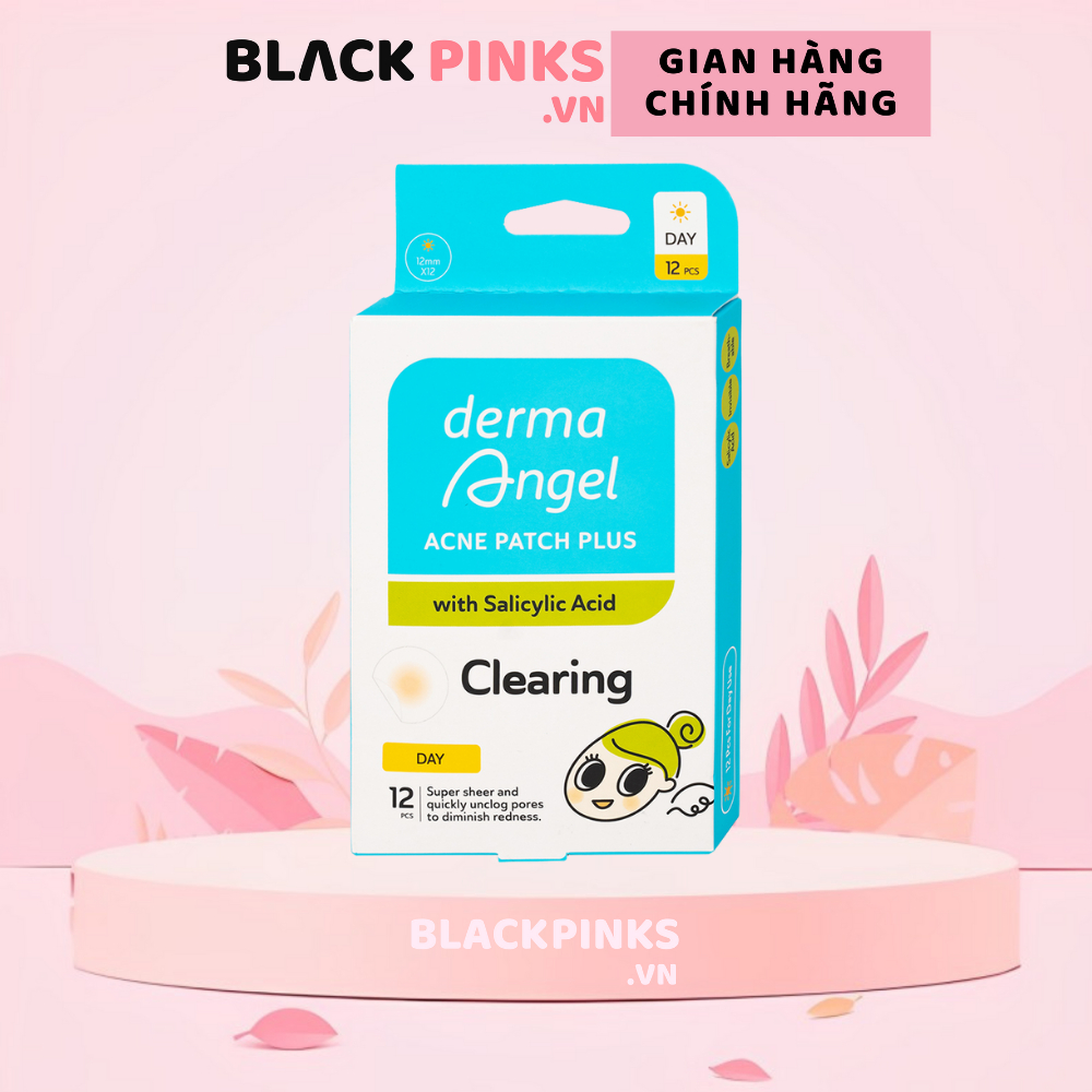 Miếng dán mụn Derma Angel Salicylic Acid ban ngày (12 miếng)