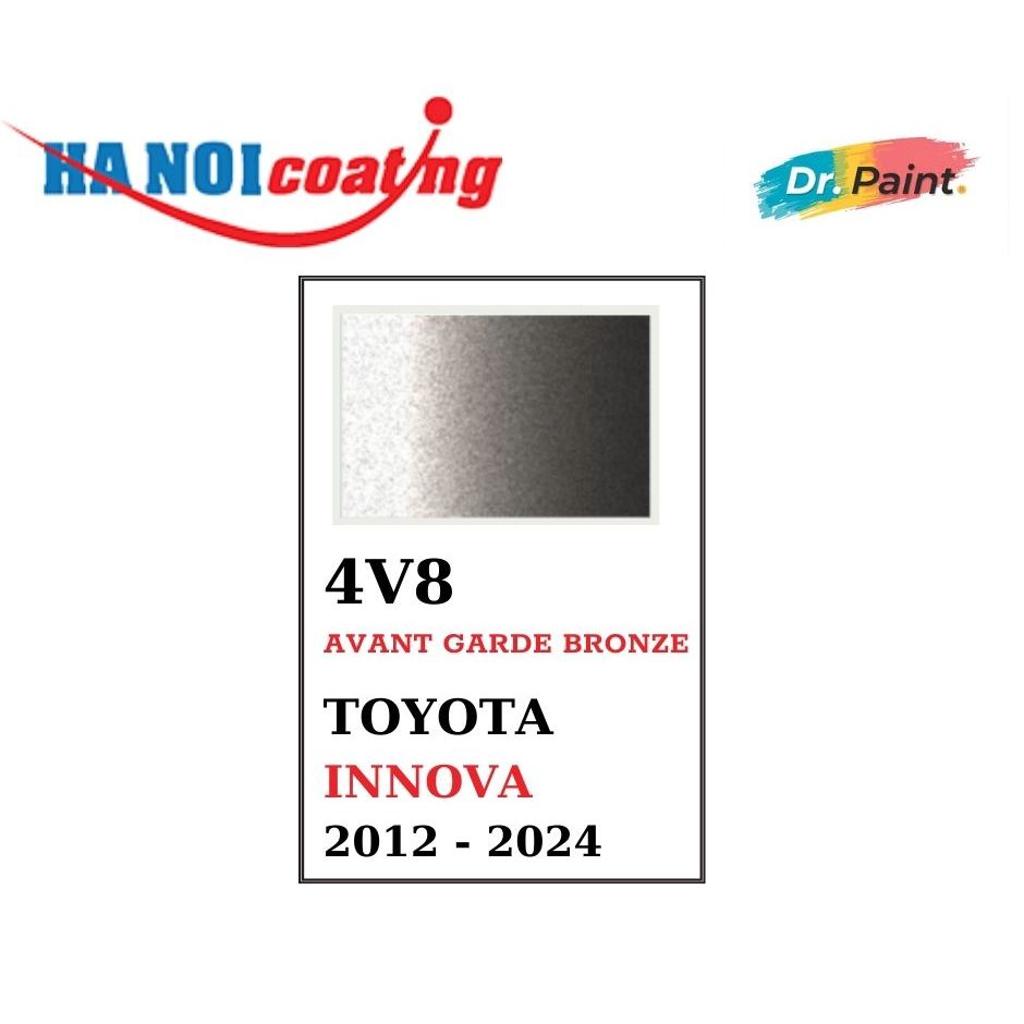 Bình sơn Xịt Xóa Vết Xước Xe Ô tô TOYOTA INNOVA Màu ĐỒNG ÁNH KIM code 4V8 - AVANT GARDE BRONZE chính