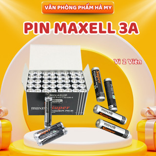 Combo 12 Viên Pin 2A/3A 1.5v Maxell R6P(AR)4P Super Power ACE Chính hãng