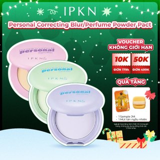 Phấn Phủ Nén Siêu Mịn Hương Nước Hoa Daiso IPKN Personal Perfume Powder Tone Correcting Blur Pact 5.5 9g 