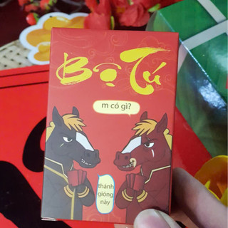 Bộ bài tú lơ khơ 6 chất họa tiết tranh vẽ độc đáo chơi cùng bạn bè, làm quà tặng