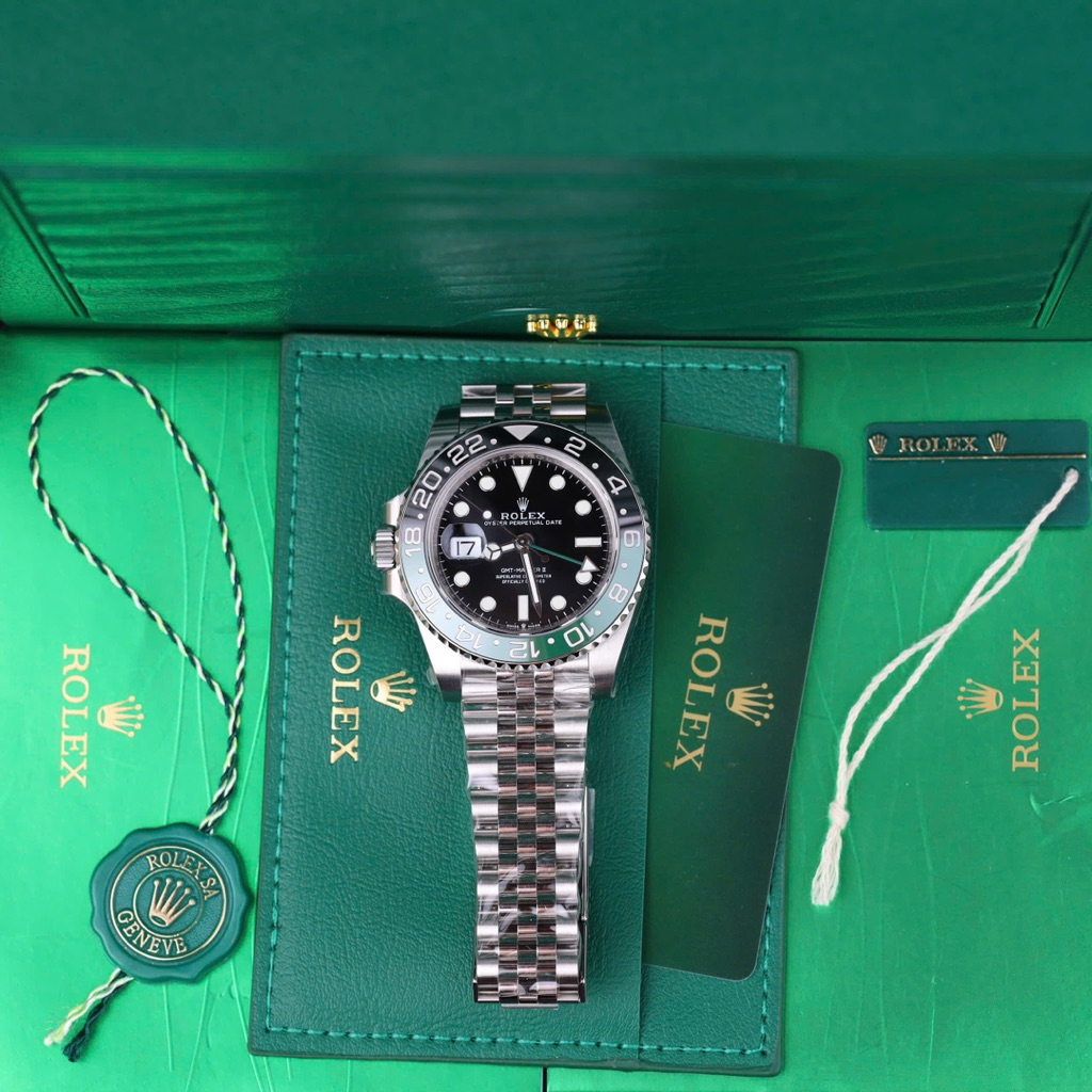 RL GMT BATMAN VS BEST VERSION Size 40MM, kính Sapphire nguyên khối Máy Caliber 3285 Vỏ thép 904L , c