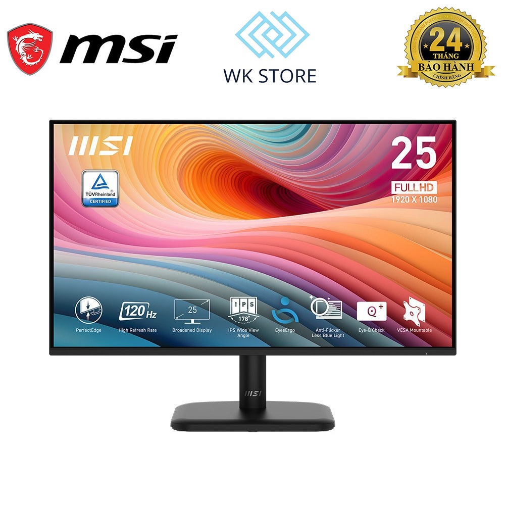 Màn Hình MSI PRO MP251L E2 | 24.5 inch/ IPS / Full HD 120Hz Mới BH 24T