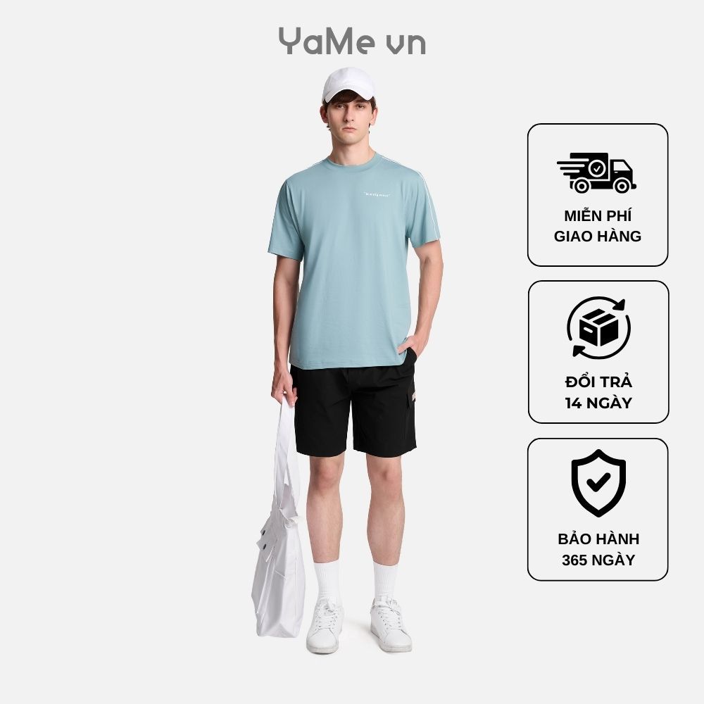 Áo Thun Nam Cổ Tròn Tay Ngắn FlexFit™ Seventy Seven 004 22715 |YaMe|