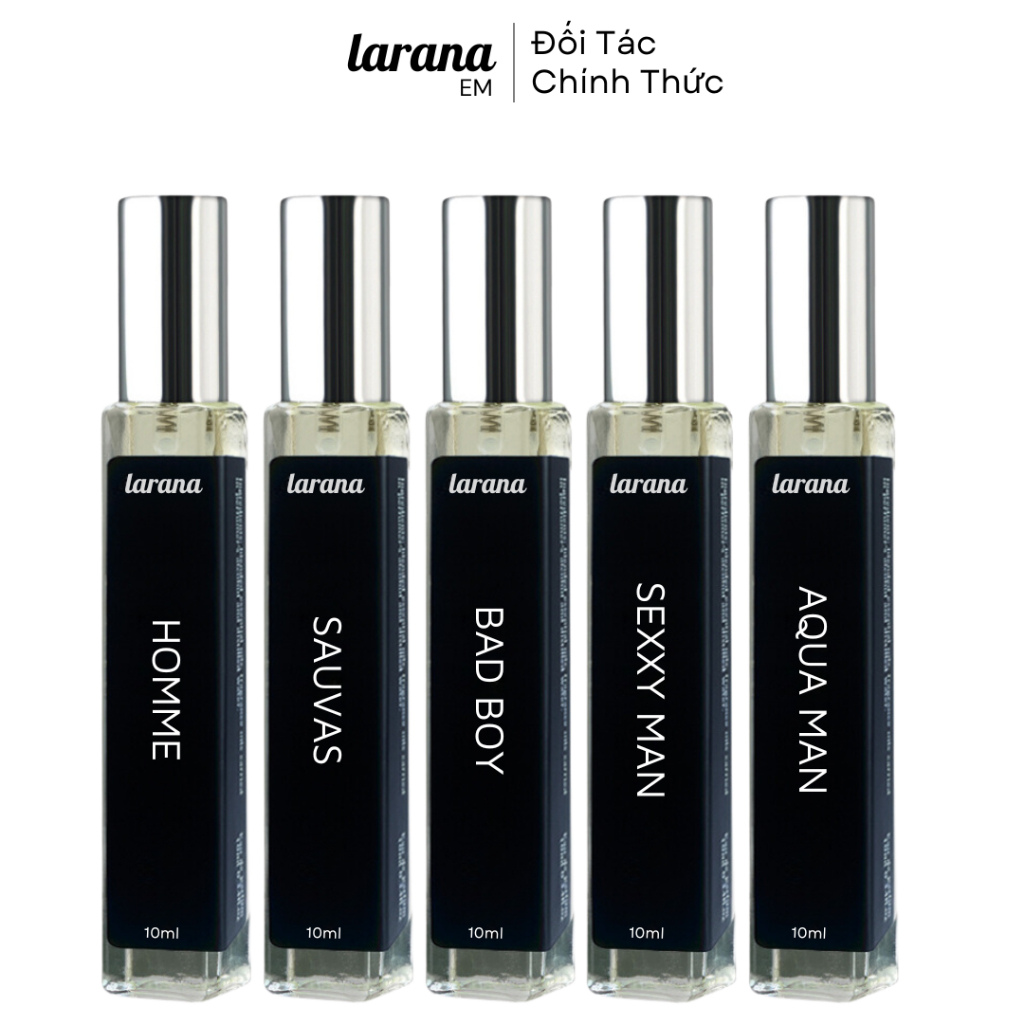 Nước hoa nam Larana Eau De Parfum, nam tính thanh lịch lịch lãm cuốn hút dung tích 10ml nhỏi gọn tiệ