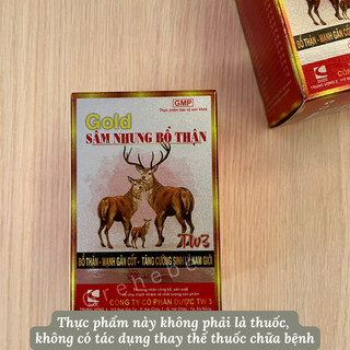 Combo 2 Hộp Sâm Nhung Bổ Thận TW3