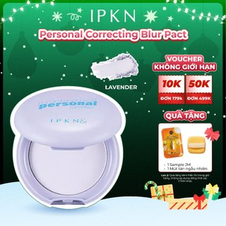  Phấn Phủ Nén Tím Daiso IPKN Personal Tone Correcting Blur Pact 5.5g 