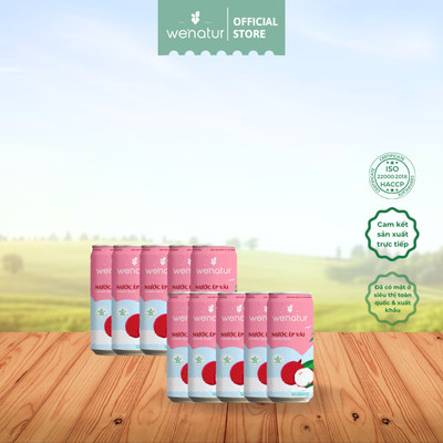 [COMBO SỈ GIÁ TỐT] Combo Nước Ép Vải we'natur 200ml