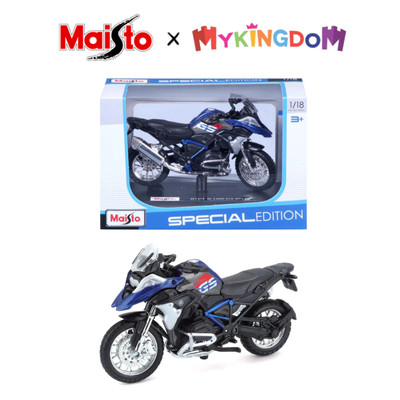 Đồ Chơi Mô Hình Mô Tô Tỉ Lệ 1:18 BMW R 1200 GS 2017 MAISTO 17060BL/MT39300