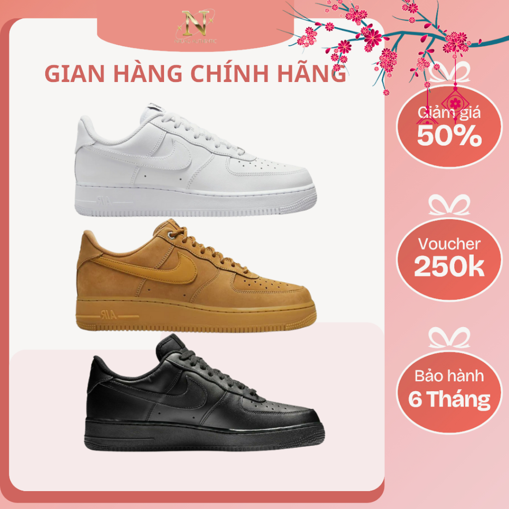 [ 𝙎𝘼𝙇𝙀 Chính Hãng ] Giày_AF1 AUTHENTIC. Giày Sneaker Af1 Basic Cổ Thấp Nam Nữ.