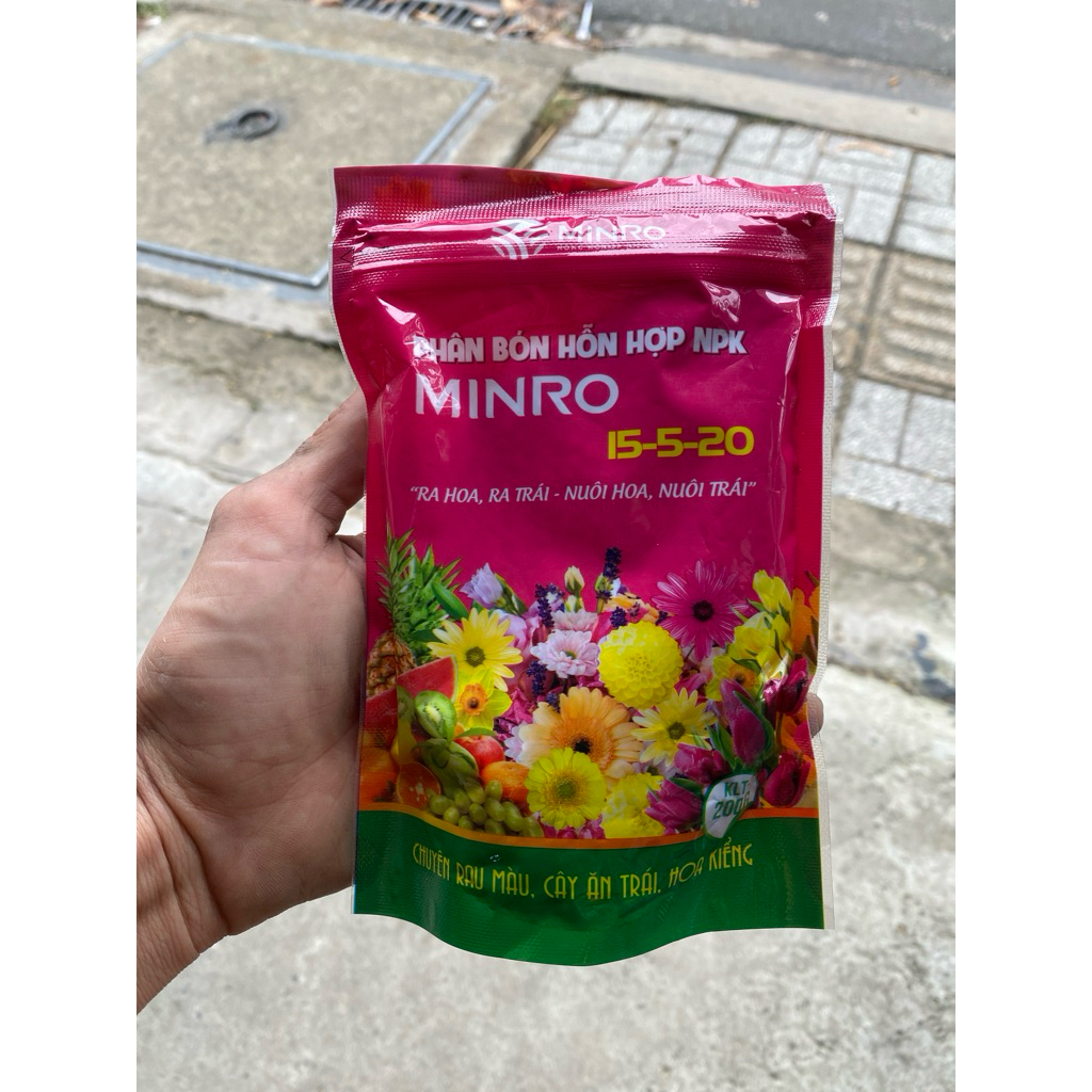 Phân bón hổn hợp NPK 15-5-20