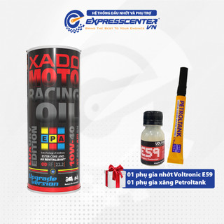  Dầu Nhớt Xe Moto Xado Racing 22.2 Upgrade Version 2025 10w40 1L 