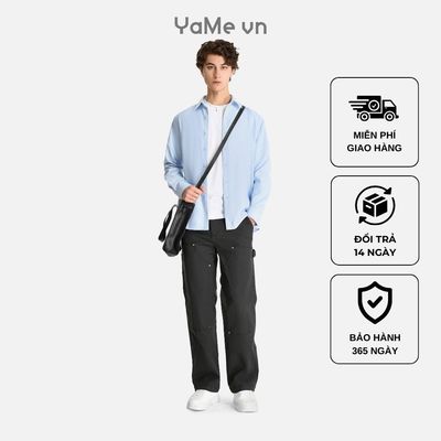 Áo Sơ Mi Nam Khoác ColorLock™ Vải Oxford Dày Dặn Giữ The No Style 223 Dáng Vừa Vặn F3 24626 |YaMe|