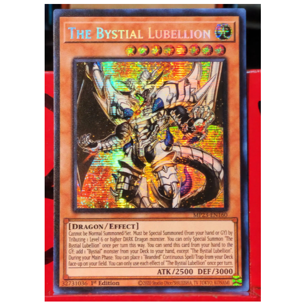 Thẻ bài YUGIOH - TCG - The Bystial Lubellion – MP23-EN160 - Prismatic Secret Rare – 1st Edition