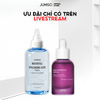   Võ Hà Linh x JUMISO  COMBO JUMISO Waterfull Hyaluronic Acid Toner 250ml & Niacinamide Serum 20% 40ml 