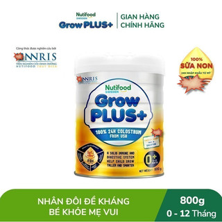 [DATE Mới] Sữa non GrowPLUS+ (vàng) 0-12 tháng Singapore tăng cường hệ miễn dịch và hấp thu chất dinh dưỡng (Lon 800g)