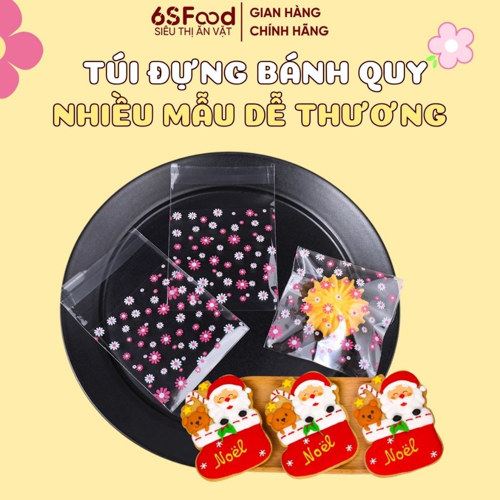 Túi Đựng Bánh Quy, Bánh Bông Tuyết siêu xinh, mẫu hot 2026 - 6SFOOD