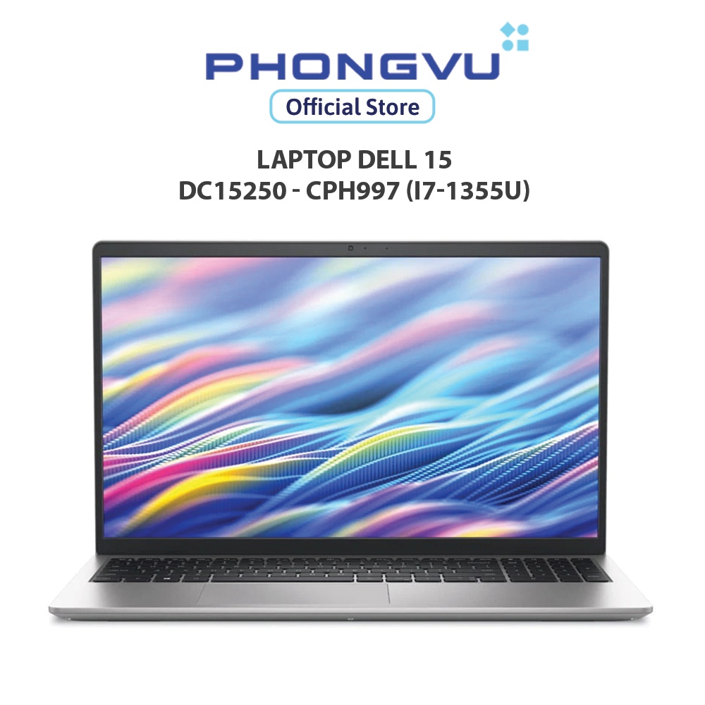 Laptop Dell 15 DC15250 - CPH997 (i7-1355U) (Bạc) - Bảo hành 12 tháng