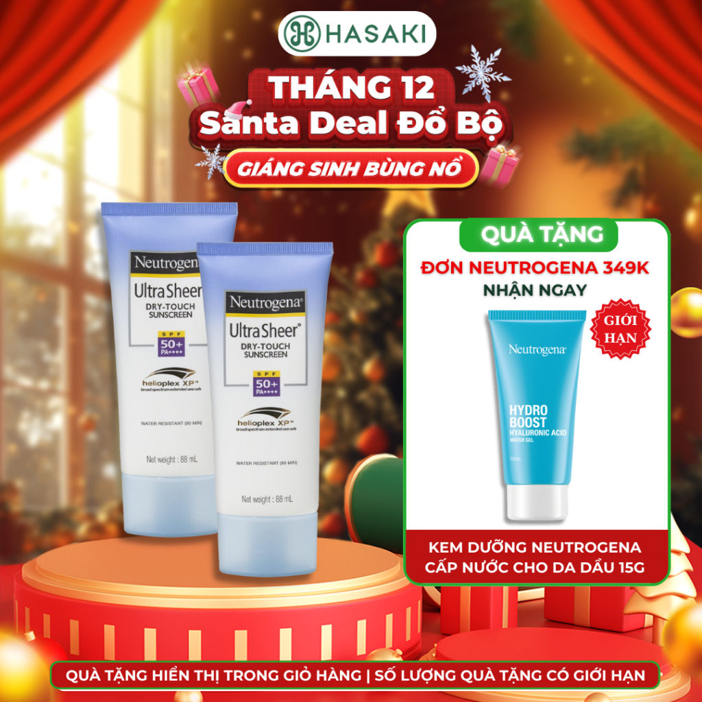  Combo Kem Chống Nắng Neutrogena US Dry Touch SPF 50 88ml x2 Hasaki Sản Phẩm Chính Hãng 