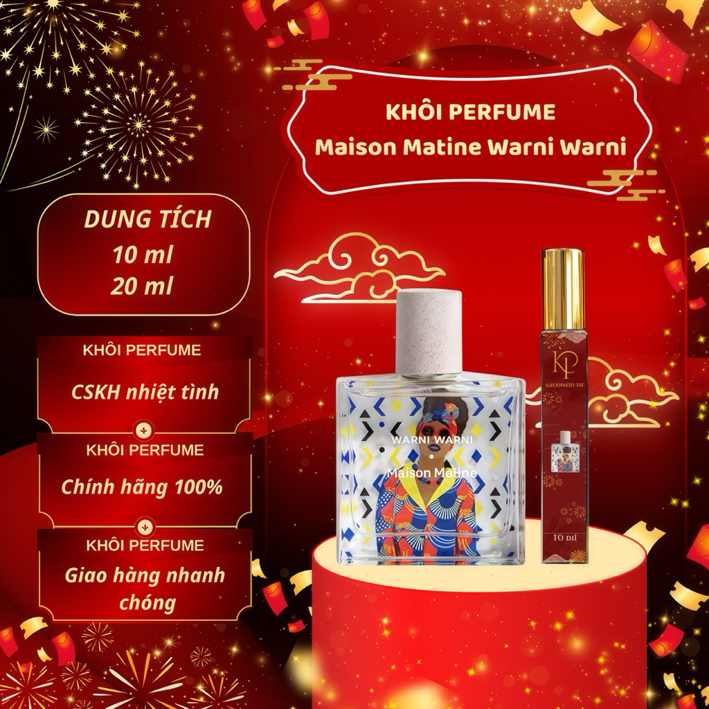 (Auth) Nước Hoa Unisex Maison Matine Warni Warni 10/20ml | Khôi Perfume