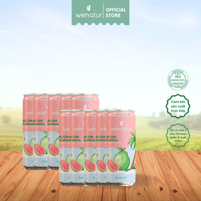 [COMBO SỈ GIÁ TỐT] Combo Nectar Ổi Hồng we'natur 200ml