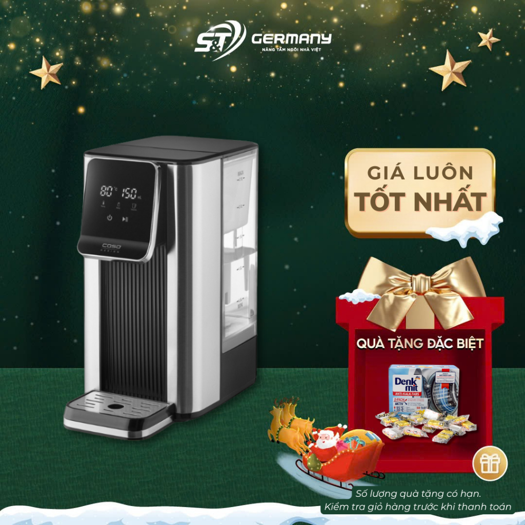 HCM Bình thủy điện CASO HW630 2,5L model 2025 nội địa Đức, bình thủy pha sữa GermanySnT 60047