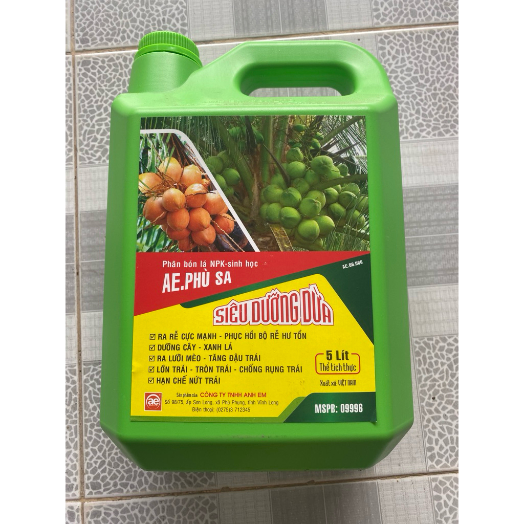AE. phù sa siêu dưỡng dừa