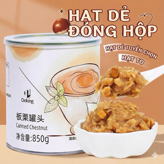    BÁN SỈ   Hạt dẻ nhuyễn topping trà sữa lon 900g hãng Doking 