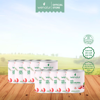 [COMBO SỈ GIÁ TỐT] Combo Vải Ngâm Nước Đường Đóng Lon 565g