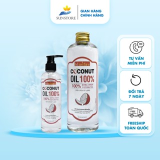 Dầu dừa nguyên chất Ép lạnh Bluefire an toàn cho mẹ và bé -SUNSTORE