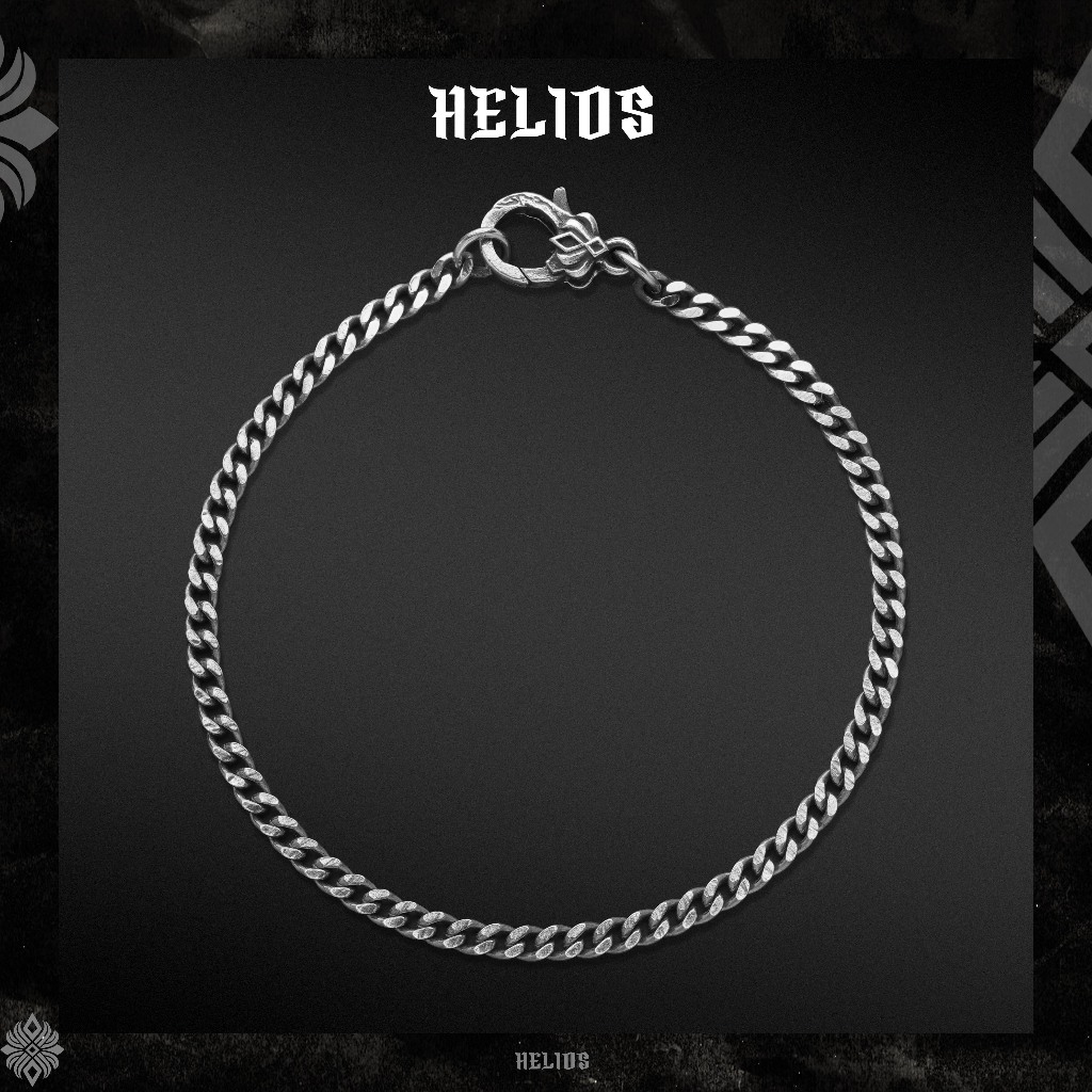 Vòng tay bạc S925 Zenger x Lotus Helios Silver Original