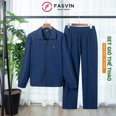 Bộ Quần Áo Gió Lót Nỉ Nam Fasvin BC25688.HN Dày Dặn Ấm Áp