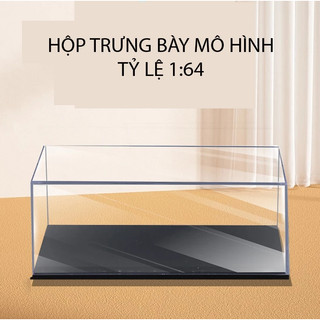 [RẺ VÔ ĐỊCH]Hộp trưng bày, hộp đựng mô hình 1:64 bằng nhựa Acrylic trong suốt chống bụi bẩn
