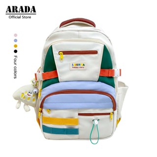  Balo nữ đi học ARADA hàn quốc đựng laptop 15.6 inch nhiều ngăn cute chống nước thời trang du lịch 