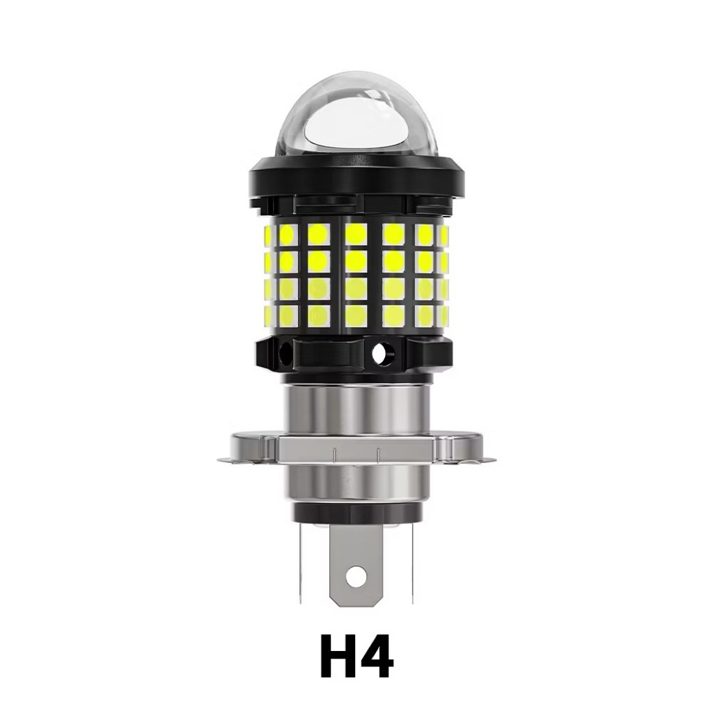 Oprah Siêu Sáng H4 Đèn Pha LED Xe Máy H6 Đèn Pha BA20D Bóng Đèn LED Xa Chùm Thấp Đèn Pha Xe Máy Đèn 