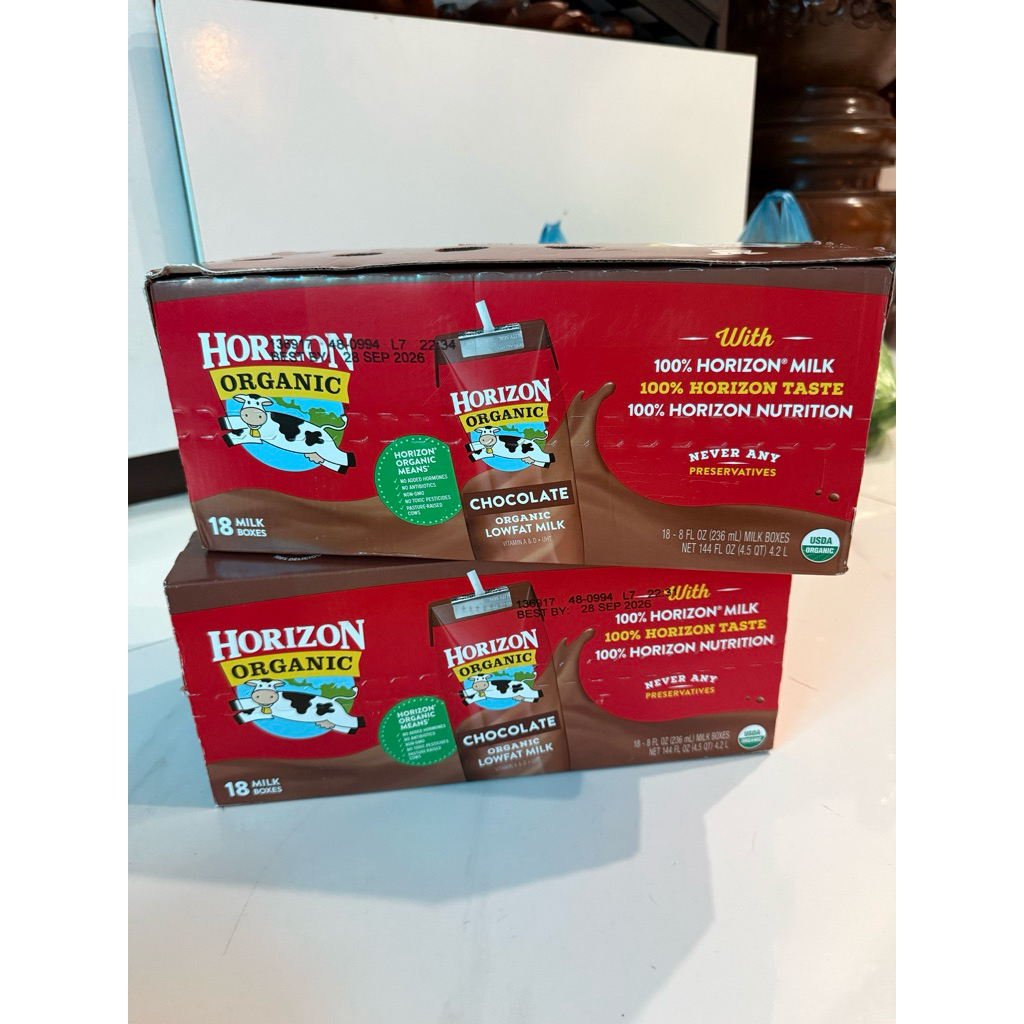 sữa tươi nguyên kem horizon pha sẵn 236ml date 9/26 tách lẻ