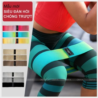  Dây kháng lực bằng vải tập gym dây tập mông đùi miniband 