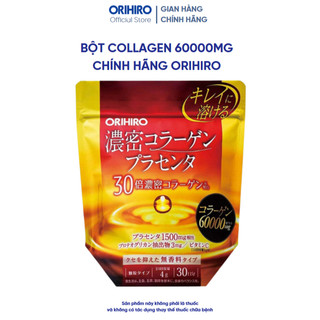  Bột Collagen Orihiro nhau thai heo 60000mg 1 gói 